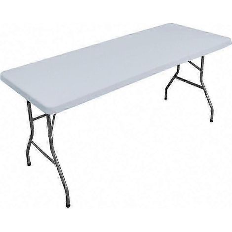 Nappe de table pliable imperméable, protège-table lavable de qualité supérieure, housse rectangulaire pour table de jardin extérieur (1/5)