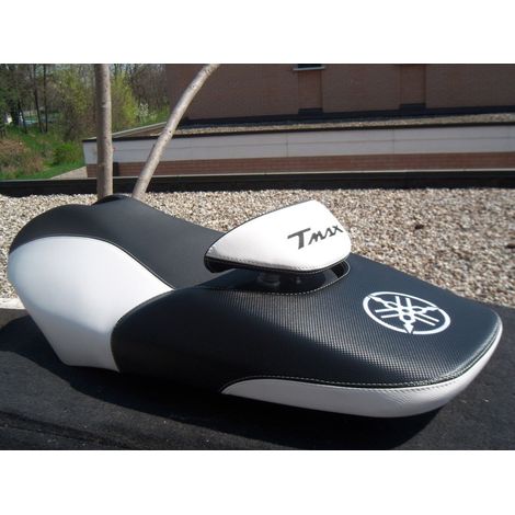 KIT COPRI SELLA Tmax CopriSella SEAT COVER MOTO PERSONALIZZATA YAMAHA T MAX 500 (1/2)