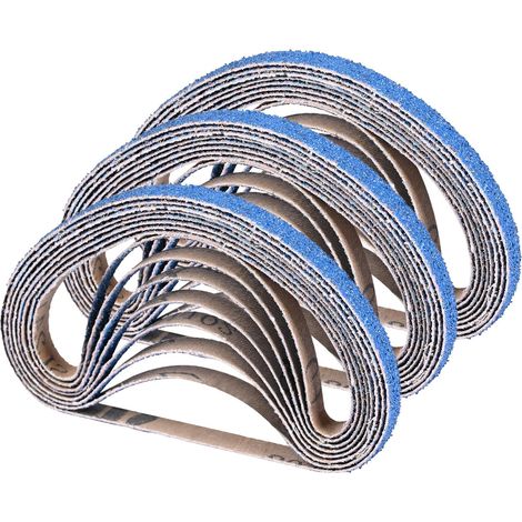 30PCS Bande Abrasive 10 x 330 mm 60 Grain (1/5)