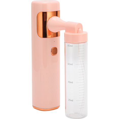 Pulvérisateur à atomiseur portable nanométrique rechargeable, machine à brumiser électrique pour la maison, le bureau et l'école, rose (1/5)