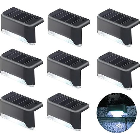 Lot de 4 lampes solaires de bord de piscine, étanches et à couleurs changeantes, pour accessoires de piscine, veilleuse-AquaForge (1/5)
