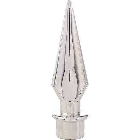 Dekorative, speerförmige Tischfahnenstange – Kunststoff – Silber