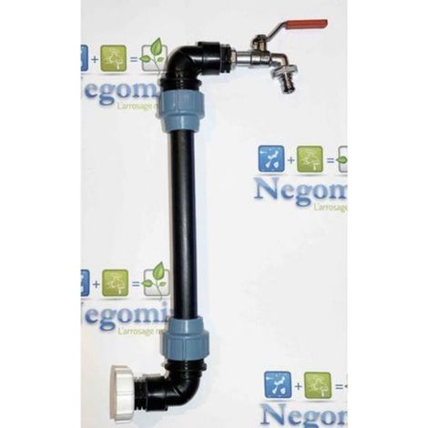 Col De Cygne - Pour Cuve De Récupération D Eau De Pluie - Fixation Directe Sur Vanne - Adaptateur Inclus - 1 Pièce (1/2)