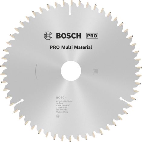Bosch PRO Multi Material Kreissägeblatt, 210 x 2,4 x 30 mm