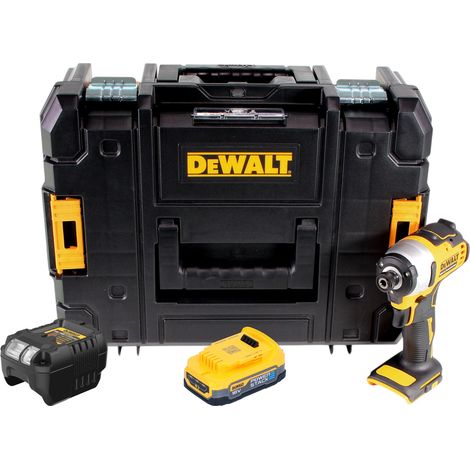 DeWalt DCF 809 E1T Clé à choc sans fil 18 V Brushless + 1x batterie Powerstack 1,7 Ah + chargeur + TSTAK (1/5)