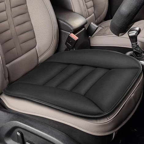 Cojines para asientos de coche, fundas de espuma viscoelástica con base antideslizante, hogares y oficinas: suaves y cómodas, de color gris (1/5)