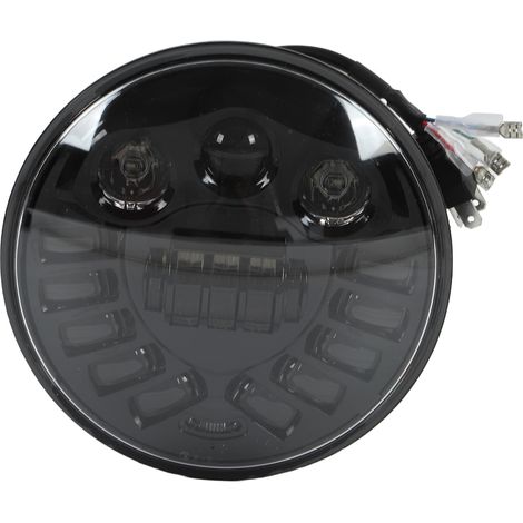 Phare De Moto - 7 Pouces - 12 V - 80 W - 3000 Lm - 6000 K - Blanc - Pour Phare Rond 7 Pouces - Unité (1/5)