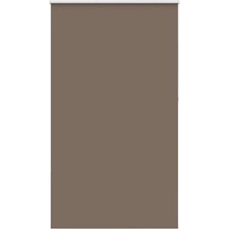 Store enrouleur occultant, couleur café, dimensions du tissu : 140 x 230 cm (1/5)