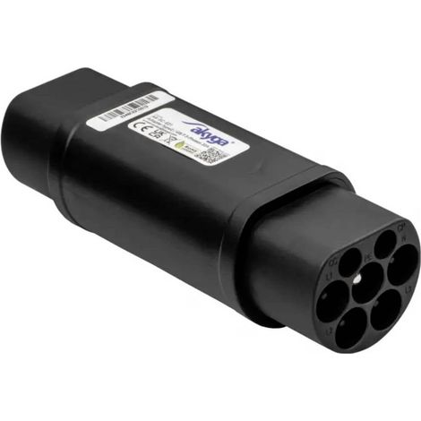Akyga AK-SC-E21 Adaptateur câble de charge [1x Fiche mâle type 2 (IEC 62196-2) - 1x fiche mâle GB/T (20234.2-2015)]