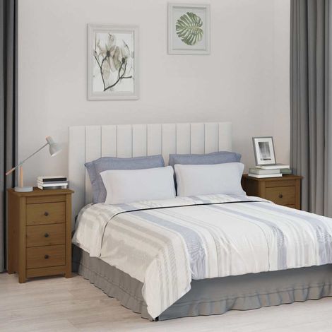 vidaXL Bedside Cabinets 2 pcs Honey Brown 40x35x61.5cm Solid Wood Pine (1/5)