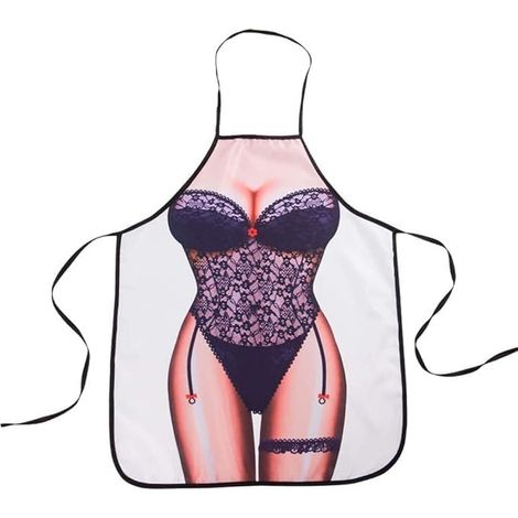 Tablier de cuisine pour hommes, amusant et sexy, parfait pour la pâtisserie, la poterie et le barbecue. (1/3)