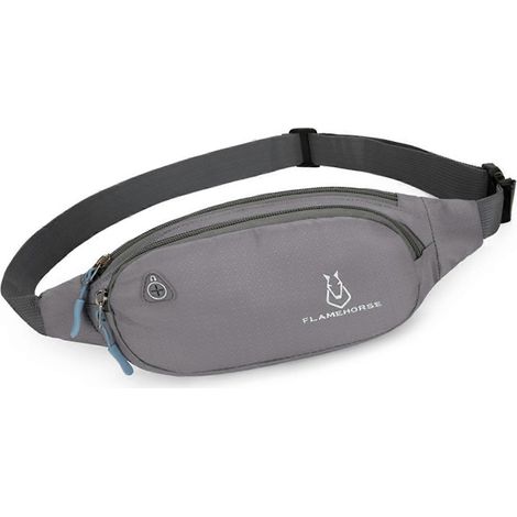 Umhängetasche, Gürteltasche für Damen und Herren, wasserdichtes Nylon, große Kapazität, multifunktional