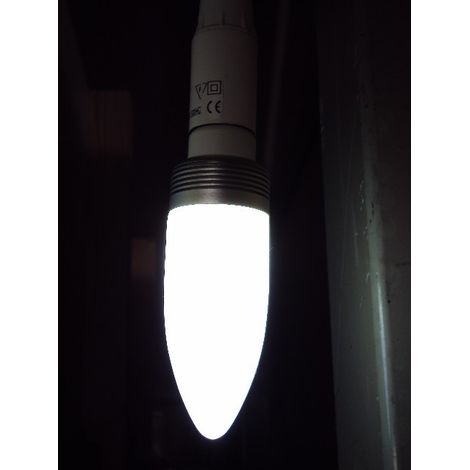 Ampoule flamme led 3W RETRO blanc froid led E14 TRAJECTOIRE 801401