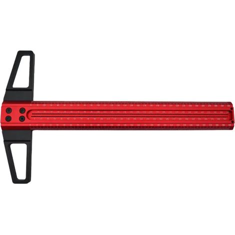 Règle équerre de traçage aluminium en T - 300 mm
