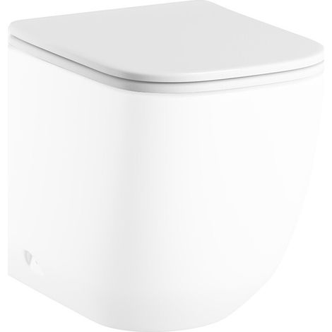 Copriwater soft close slim in termoindurente bianco lucido a sgancio rapido Kora (1/5)