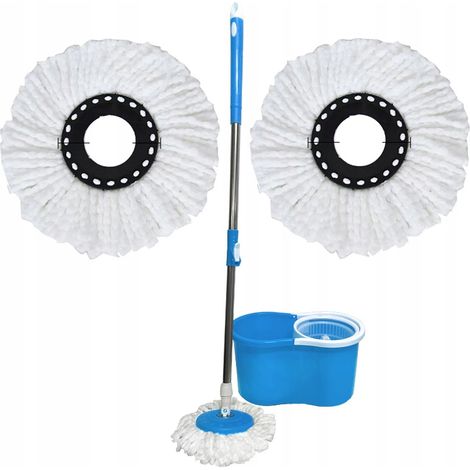 FREGONA M脕GICA GIRATORIA + 2 CARTUCHOS, CUBO EXPRIMIDOR