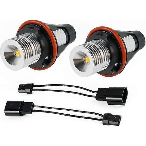 Angel Eyes 2er-Pack Positionsleuchten für BMW E39 E60 E63 E64 E53 X3 X5, bernsteinfarbene Halo-Lampen