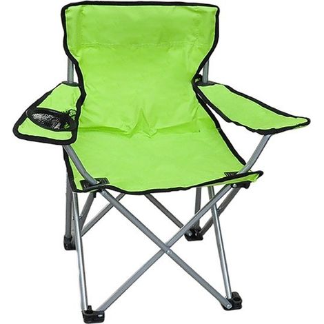 Chaise de pêcheur pour enfant pliante ONSHORE 276877 camping et jardin  Couleur: Vert