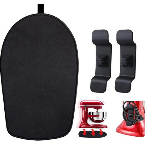 Patins coulissants pour mixeur, patins coulissants mobiles pour robots sur socle relevables de 5 à 8 litres, patins coulissants Kitchen Aid, compatibles avec les robots sur socle professionnels 600, a (1/4)