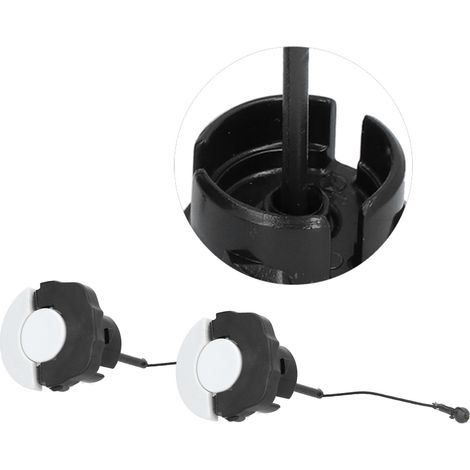 Bouchon de Réservoir Compatible STIHL MS210 MS250 MS360, Kit 2 Pièces Carburant et Huile (1/5)