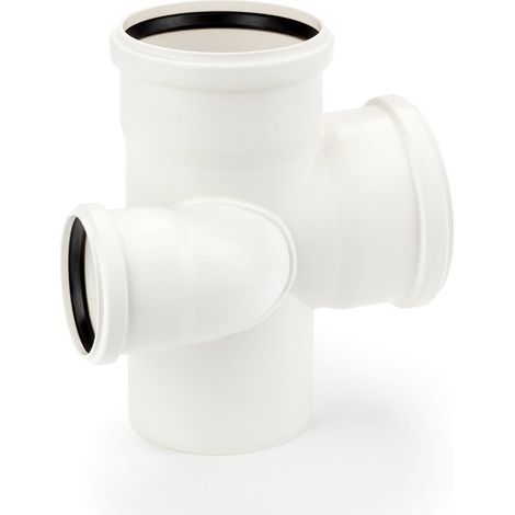 REHAU RAUPIANO PLUS Dérivation de regard à droite DN 90/75/90, 87 degrés, 11230451001