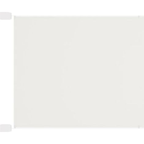 Store vertical blanc, 140 x 420 cm, en tissu Oxford. (1/5)