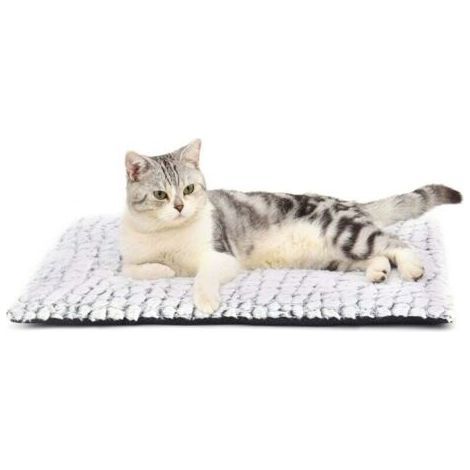 Cat Dog Heating Mat, 60×45 cm Self-Heating Cat Cushion Mat Without Electricity & Batteries Washable Non-Slip Heating Blanket for Dogs (1/4)