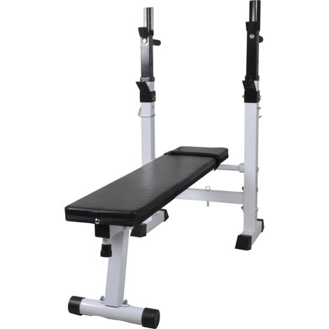 Banc d'entraînement et support de poids jeu d'haltères 60,5 kg (1/5)