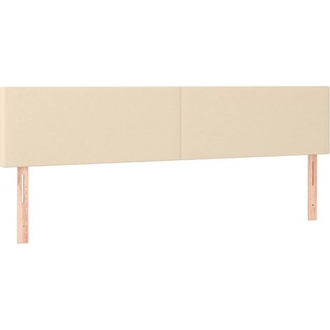 Maison Exclusive - Cabeceros tela crema 180x5x78/88 cm (1/5)