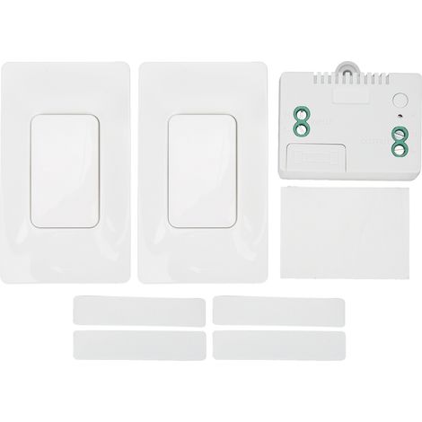 Kit d'interrupteur d'éclairage sans fil, auto-alimenté, étanche, 433MHZ, avec récepteur pour la maison (1/5)