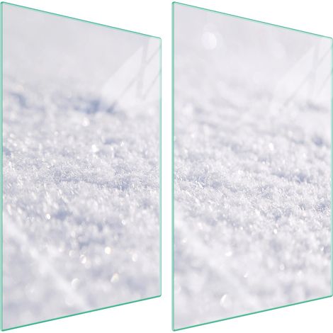 Assiette de protection en verre pour cuisine 2x35x52 blanche (1/5)