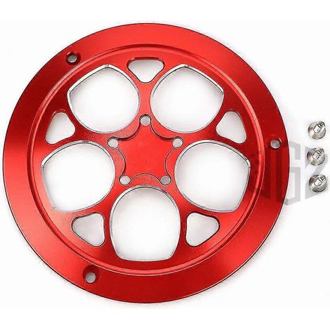 CNC-gefräste Aluminium-Lüfterabdeckung zum Schutz des Motors für Vespa Sprint Primavera LX 150 (2013–2019/2020) – Rot (1/5)