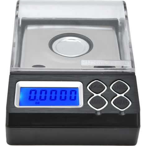 Digitale Karatwaage, tragbar, präzise digitale Milligrammwaage für Schmuck, Wiegebereich 50 g/0,001 g (1/5)