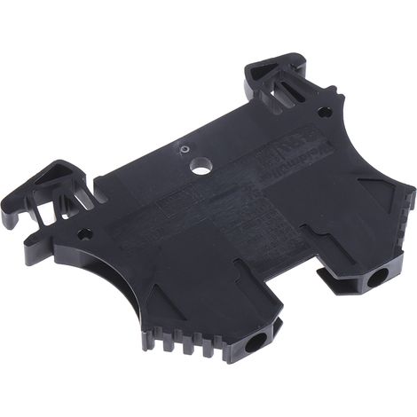 Bloc de jonction de traversée Weidmuller WDU, 2.5mm², A visser, Noir ( Prix pour Paquet de 10 )