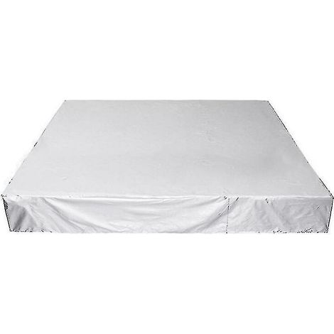 Housse imperméable anti-poussière pour baignoire 200×200×85 mm, protection intérieure et extérieure (1/4)