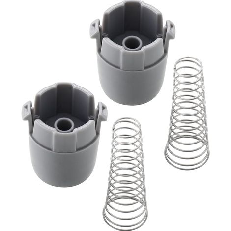 Lot de 2 pistons magnétiques et ressorts de porte pour lave-linge AGM73610701, compatibles avec LG et Kenmore, pièce de rechange n° AGM73610702, AP5331994, MEG61961401, 2002592 (1/4)
