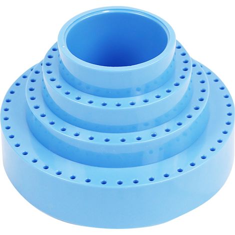 Portainserti per utensili rotanti, porta frese, scatola portaoggetti per teste di lucidatura e rettifica, 116 fori, organizer per punte da trapano e frese, rotazione a 360° (1/5)