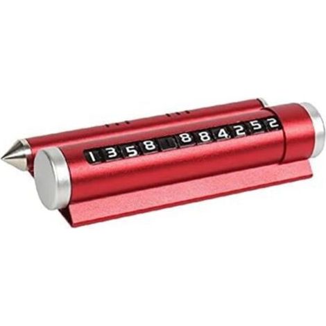 Marteau d'urgence multifonction Ulisem pour téléphones portables – Rouge (1/4)