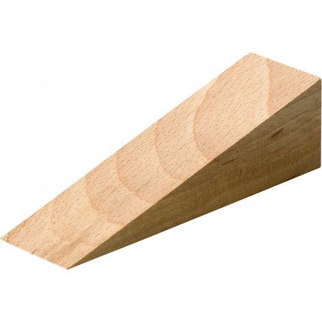Bloque-porte bois poli, HETTICH, L.9 x H.2.4 x l.2.9 cm