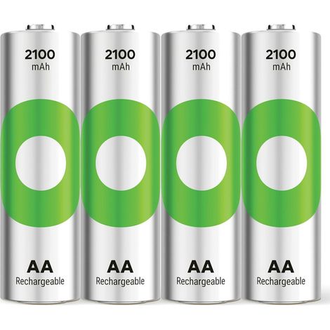 GP ReCyko Mignon (AA)-Akku NiMH 2100 mAh 1.2 V 4 St. (1/5)