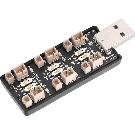 Lithium-Akku-Ladeplatine, 6-Kanal-USB auf 3,8 V Hochspannungskomponenten, 4,35 V (1/5)