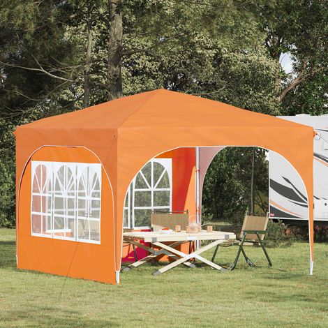 Carpa Plegable para Fiestas 290 x 290 x 245 cm Naranja