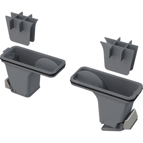 ALCADRAIN ACCESSOIRES - SET DE BOUCHON D'ODEURS COMBINÉS POUR CANIVEAU EN INOX P095 (1/2)
