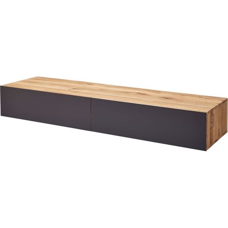 mobile TV in legno di Quercia Selvatica/ Cerro 195x52x32 quercia naturale oliato FRANKFURT 109