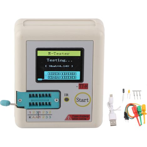 LCR T7H TFT Transistor Tester Graphic Display Multifunction Test (1/5)