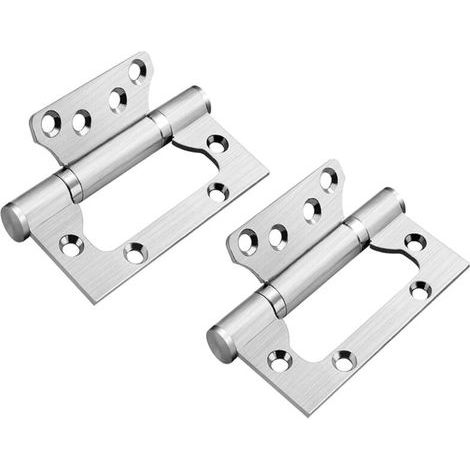 Charnières de porte en acier inoxydable,charnière de porte, charnières pour armoire de fenêtre, charnière de tiroir(2 articles) (1/4)