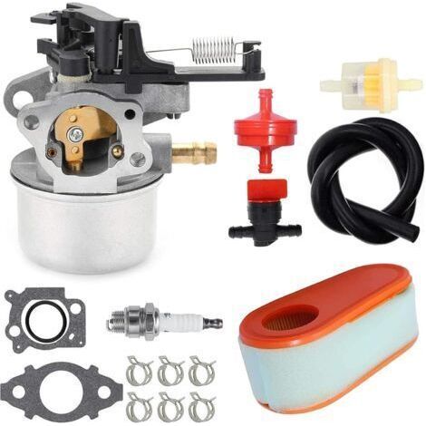 Alovez - Kit de filtre à air 591137 590948 Carburateur pour Briggs & Stratton 111P02 114P02 11P902 121Q02 121Q07 121S02 121S07 121S75 124Q02 Nettoyeur haute pression 775EX TB360 Tondeuse à gazon (1/4)