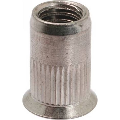 100 Ecrous à Sertir Crantés Tête Fraisée GOFIX M10 x 21 mm - Inox - D-Work
