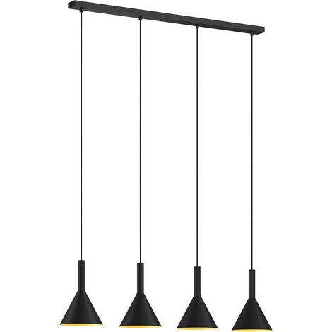 [NEUWERTIG] Arcchio Tadej Pendelleuchte Hängeleuchte Deckenlampe Lampe 4 Fl E27 Schwarz G986 B-Ware