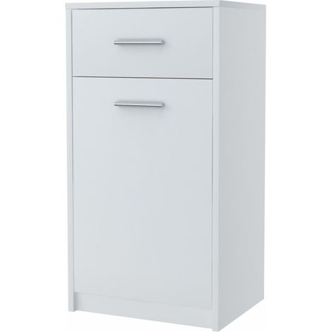 Kommode BODO 1D1S WEISS, 1 Tür, 1 Schublade